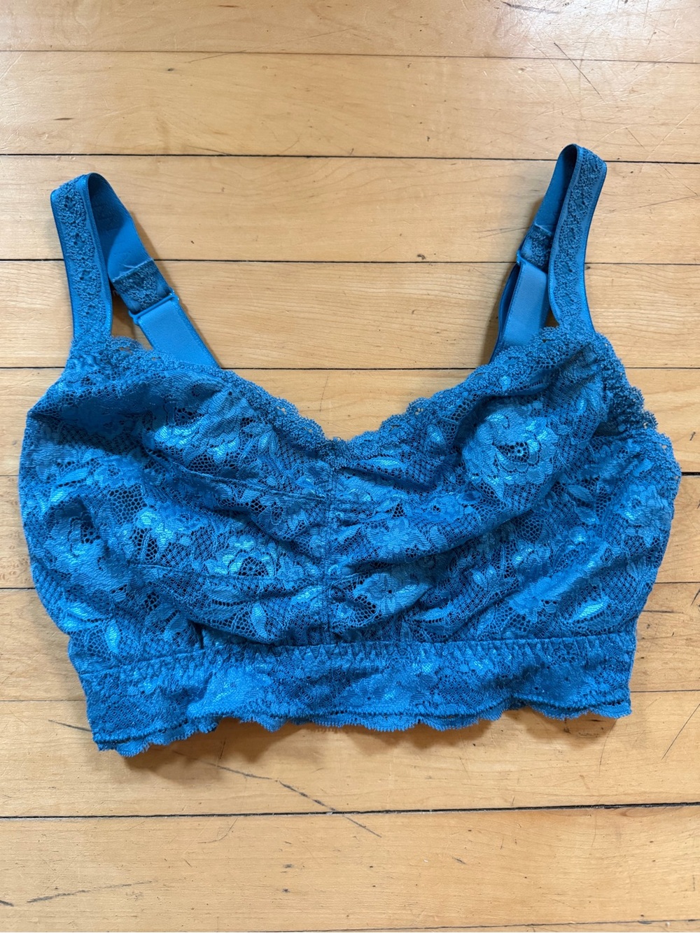 Cosabella Never Say Never Busty Bralette- XS -Teal